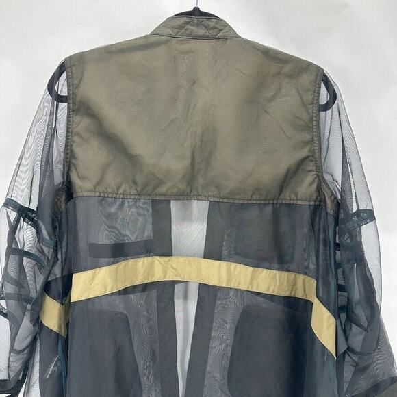 INITIAL Fashion The Unusual Experience Relaxed‎ Jacket Womens S Mesh Avant Garde - Picture 8 of 11